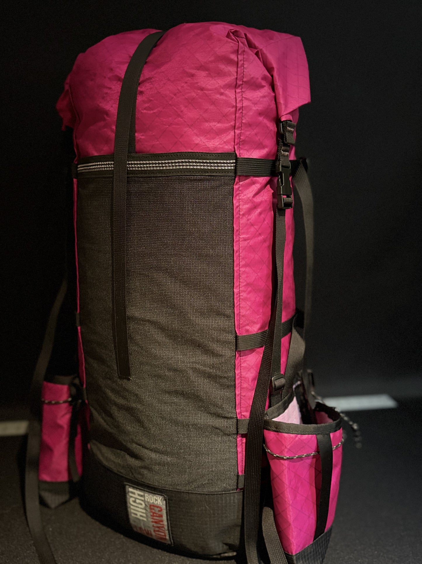 Custom Order 45 Liter Fuchsia Roll Top Bag