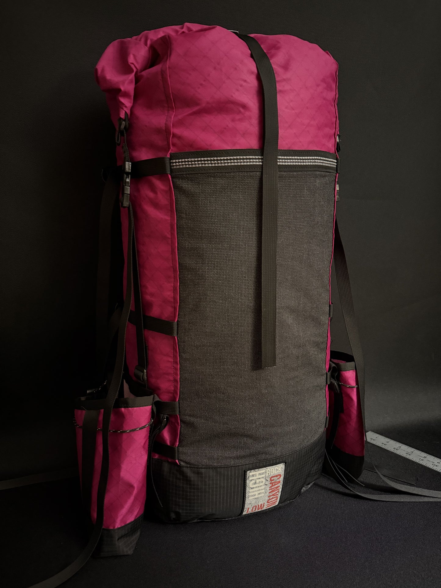 Custom Order 45 Liter Fuchsia Roll Top Bag