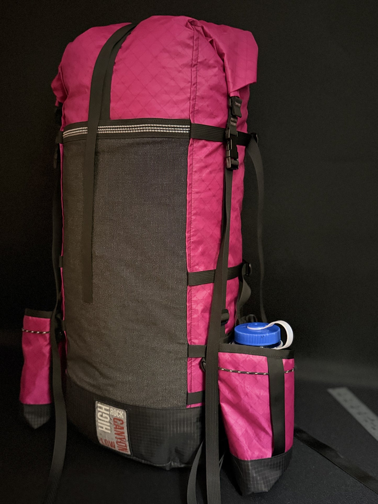 Custom Order 45 Liter Fuchsia Roll Top Bag