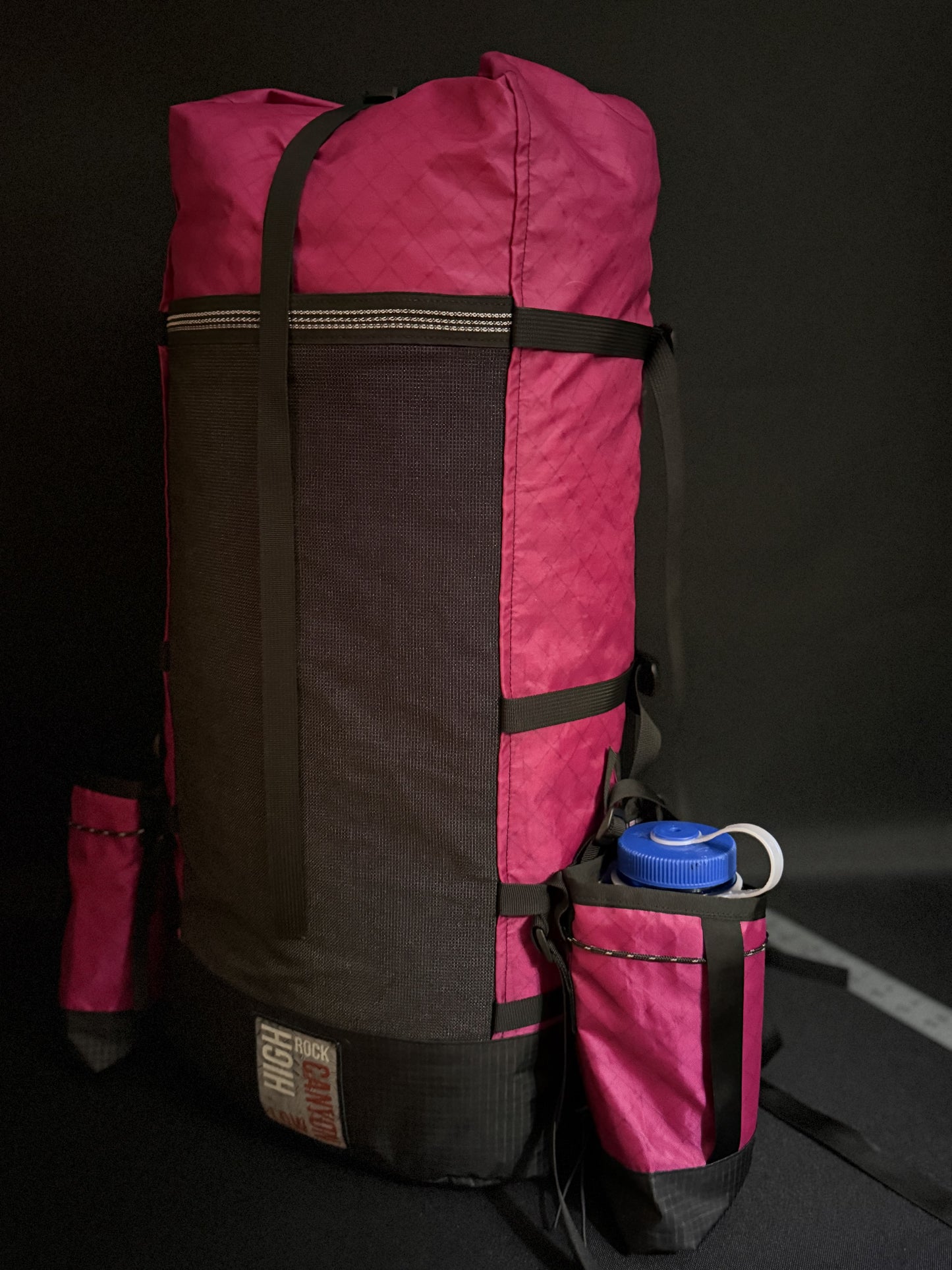 Custom Order 45 Liter Fuchsia Roll Top Bag